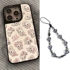 可愛いfoxy illustrations iPhoneケース  鏡面 耐衝撃 ケースティファイ きょうめんスマホケース iPhone16/16pro/iphone15/iphone14/13/12 F