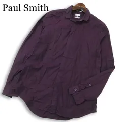 Paul Smith ポールスミス メインライン 通年 イタリア製生地★ 長袖 比翼 シャツ 日本製 Sz.M メンズ