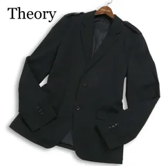 Theory セオリー 通年★ 背抜き ミリタリー テーラード ジャケット Sz.40 メンズ 黒