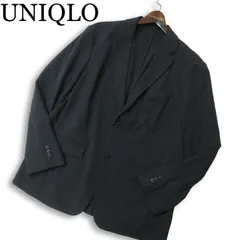 UNIQLO ユニクロ 通年★ 2WAYストレッチ テーラード ジャケット 大きいサイズ Sz.XL メンズ グレー
