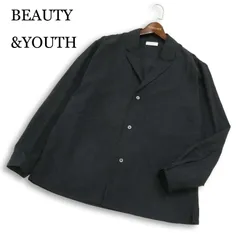 BEAUTY&YOUTH ユナイテッドアローズ 通年★ 長袖 オープンカラー オーバーサイズ シャツ Sz.M メンズ 灰 グレー