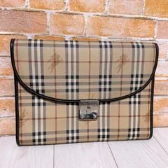 (美品) BURBERRY(バーバリー)クラッチバッグ PVCのサムネイル