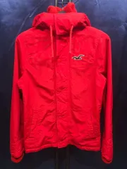 ホリスター ハイネック 起毛 フード アウター S(M)