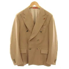 イザイア ISAIA テーラードジャケット ダブル アウター 48 ベージュ PR41 03549 02624 /YTのサムネイル