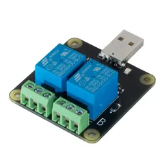 【在庫セール】250VAC 簡単操作（シリアル通信でテキスト形式でコマンドを送るだけでON/OFF） 10Aまで駆動可能 USB制御スイッチモジュール ドライバ不要 遠隔操作 2チャンネル DIY USB 2ch RELAY X-RL2 最新USBリレーモジュ
