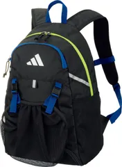 アディダス adidas サッカー ボール用デイパック 24L 黒色 黄色 青色 ブラック ルーシドレモン ブライトロイヤル リュック リュックサック 通学 部活 中学生 高校生 大学生 通勤  ADP43BKYB ブラック×ルーシドレモン
