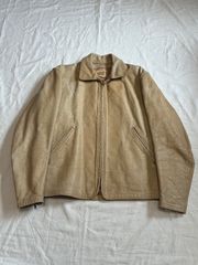 30s レザー スポーツジャケット ディアスキン スポジャケ 検 40s 50s