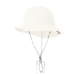 ザノースフェイス THE NORTH FACE 帽子 バケットハット ナイロン ストラップ付き ロゴ アウトドア L ライトベージュ /AH15 ■GY19