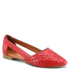 スプリングステップ レディース シューズ サンダル Spring Step Womens Delorse Ballet Flats Red レッド
