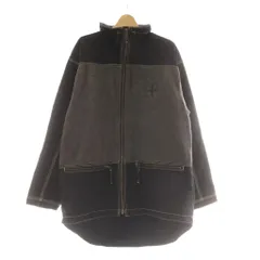 ビラボン BILLABONG ジャケット アウター M 黒 グレー フード付き ジップアップ 切り替えデザイン /AUのサムネイル