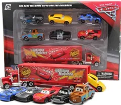 カーズ Cars 玩具 おもちゃ 車 ミニカー ディズニー ピクサー 子ども向けフィギュア レースカー 7台セット