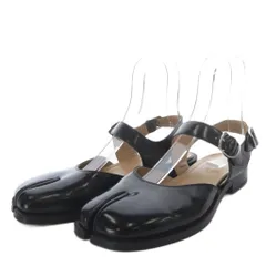 マルタンマルジェラ 22 Martin Margiela 22 メゾンマルジェラ TABI SANDALS 足袋サンダル ローヒール ストラップ レザー 40 ブラック S58WP0249 /YO34のサムネイル