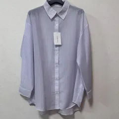 【新品タグ付き】COLZA コルザ ブラウス Honeys ハニーズ シャツ 長袖 ストライプ 羽織り 前開き 重ね着 ゆったり ビッグシルエット ラフ 薄手 透け感