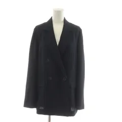 B&Y ユナイテッドアローズ BEAUTY&YOUTH ビューティー&ユース リネンライクダブルジャケット テーラード ブレザー M 黒 ブラック 1622-144-1042 /RR