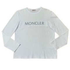 〔極美品〕モンクレール　メッシュ　ホワイト　長袖Tシャツ　国内正規品 5S345 モンクレール メッシュ ホワイト 長袖Tシャツ 国内正規品 5S345 - メルカリ