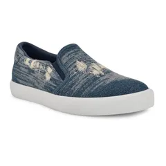 ナインウェスト レディース シューズ スニーカー Nine West Lala SlipOn Casual Sneakers Dark Blue Denim デニムのサムネイル