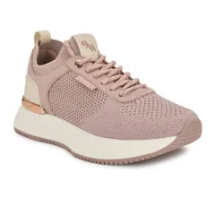 ナインウェスト レディース シューズ スニーカー レース Nine West Freska CasualaceUp Round Toe Sneakers Light Pink ピンクのサムネイル