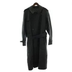 バーバリー ロンドン BURBERRY LONDON トレンチコート 黒 ブラック ダブル 裏地ノバチェック ロング丈 長袖 BBB15-310-29 /PP ■GY12