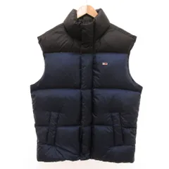 トミー TOMMY JEANS ダウンベスト ジャケット ロゴ L 紺 ネイビー /JSのサムネイル