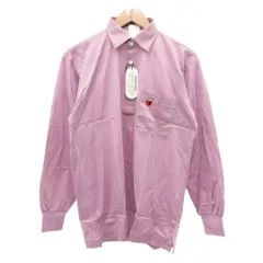 Bay Hill Classic レナウン ポロシャツ 長袖 胸ポケット M 紫 パープル /UO ■GY66のサムネイル