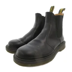 ドクターマーチン DR.MARTENS チェルシー サイドゴアブーツ ショート レザー 黒 ブラック UK6 2976 /FF