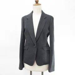 プロポーション ボディドレッシング PROPORTION BODY DRESSING ジャケット テーラージャケット シングル 1B 毛 総裏 グレー 4のサムネイル
