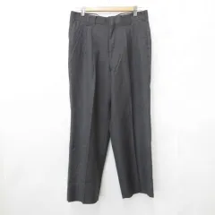 タイトリスト TITLEIST ゴルフ スポーツウェア パンツ スラックス チェック ウール混 グレー ブラウン 82