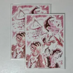 名探偵コナン 劇場版 3週目 特典 : 척안의 잔상 A5 ビジュアル ボード 原画