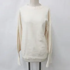 バンヤードストーム BARNYARDSTORM ニット セーター 長袖 ボートネック 白 ホワイト 0