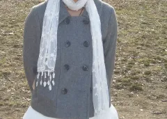 ダブルボタン カラ グレー コート 出品 ヴィンテージ