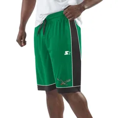 スターター メンズ ボトムス ハーフパンツ・ショーツ ヴィンテージ ショートパンツ ロゴ MensStarter Green Philadelphia Eagles Vintage Logo Fanのサムネイル