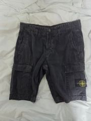 W 30 STONE ISLAND ストーンアイランド オールドエフェクト カーゴ ハーフパンツ