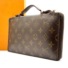 【旅支度に知性を添える】　LOUIS VUITTON　トラベルケース 長財布 オーガナイザー・ヴォワヤージュ モノグラム　ブラウン