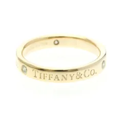 ティファニー(Tiffany) フラットバンドリング ダイヤモンド K18ピンクゴールド(K18PG) ファッション ダイヤモンド バンドリング ピンクゴールド(PG)
