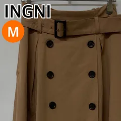 INGNI イング スカート ロングスカート トレンチ風スカート モカ レディース Mサイズ 【CB897】