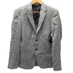 バーバリーロンドン BURBERRY LONDON 背抜き ヘリンボーン シングル 2B テーラード ジャケット メンズ  44 R