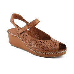 スプリングステップ レディース シューズ サンダル レザー Spring Step Santorini Womens Leather Dressandals Camel キャメル