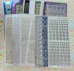 トップローダー デコレーション ダイアリーデコ ステッカー まとめ (アルファベット/蝶/雪の結晶/装飾)