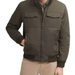 ドッカーズ メンズ アウター ジャケット・ブルゾン Mens DockersR 2Pocket Bomber Jacket Army Green グリーンのサムネイル