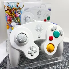 【フルメンテナンス】GC ゲームキューブコントローラー スマブラ ホワイト 白色 化粧箱 a