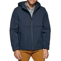 ドッカーズ メンズ アウター ジャケット・ブルゾン フーデッドジャケット Mens Dockers Flex Hooded Jacket Navy ネイビーのサムネイル