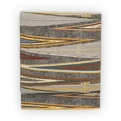 袋帯●色とりどりの幾何学模様