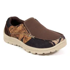 ディアースタッグス レディース シューズ スニーカー Deer Stags Alvin Boys Camouflage SlipOn Sneakers Brown ブラウン