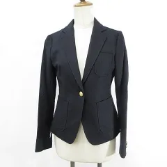 ザ・スーツカンパニー THE SUIT COMPANY ジャケット テーラードジャケット シングル 1B ウール 総裏 紺 ネイビー 38