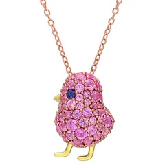 ステラ グレース レディース アクセサリー ネックレス・チョーカー・ペンダントトップ Stella Grace Sterling Silver 2 38 CaratW LabCreated Pinkのサムネイル