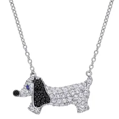 ステラ グレース レディース アクセサリー ネックレス・チョーカー・ペンダントトップ Stella Grace Sterling Silver 12ct LabCreated White Sapphiのサムネイル