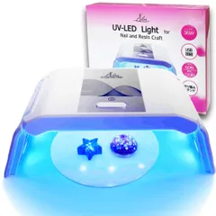 【数量限定】ジェルネイルライト 折りたたみ式 UV/LED ライト コンパクト レジン USB式 UVライト