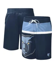 カール バンクス メンズ 水着 ハーフパンツ・ショーツ GIII Sports by Carl Banks Mens Navy Memphis Grizzlies Sea Wind Swim Trunks Navy ネイビー