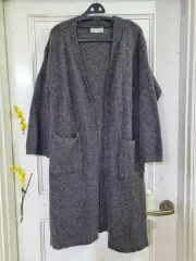 Nan9 ニット カーディガン ロング丈 状態良好 バスト50