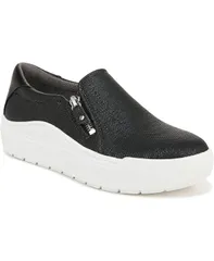 ドクター・ショール レディース シューズ スリッポン・ローファー Dr Scholls Womens Time Off Now SlipOns Black Faux Leather ブラック